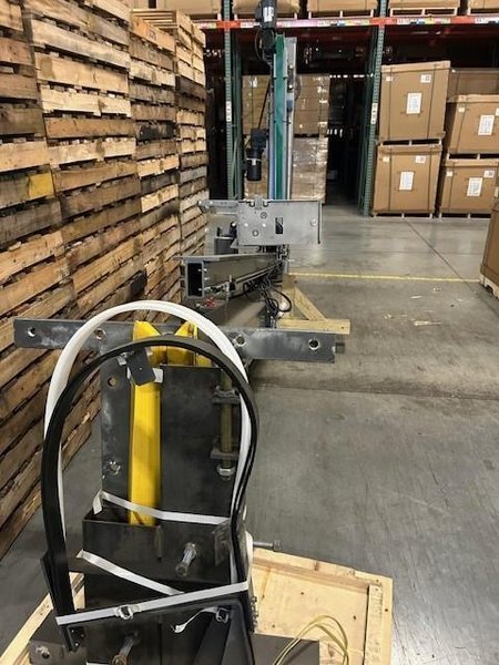 Cousins 4100T-FSR Free-Standing Rear Mount Semi-Automatic Pallet Stretch Wrapper