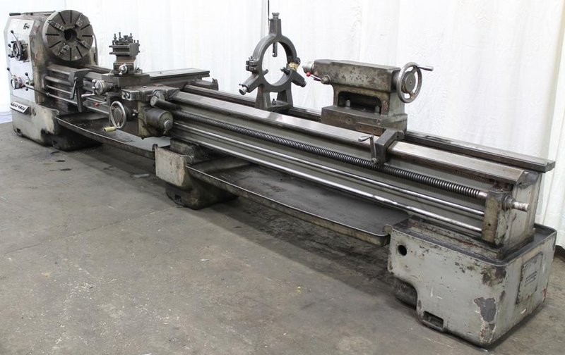 24/30" X 144" LANSING GAP BED ENGINE LATHE: STOCK #63111