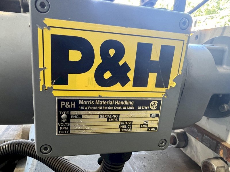 2 TON P&amp;H "HEVI-LIFT SERIES M" POWERED CABLE HOIST WITH POWER TROLLEY: STOCK #17098