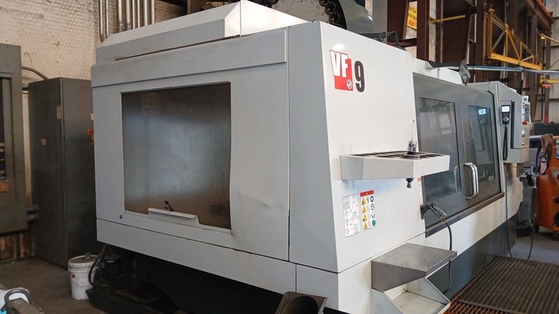Haas VF-9/50 VMC, 2019 – WIPS, 300 PSI TSC, 4th Axis Ready, Chip Auger