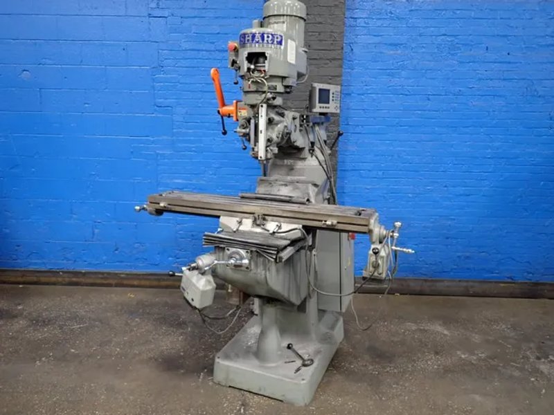 Sharp Industries  50" X 9" Vertical Mill - Lmv-50/dvs