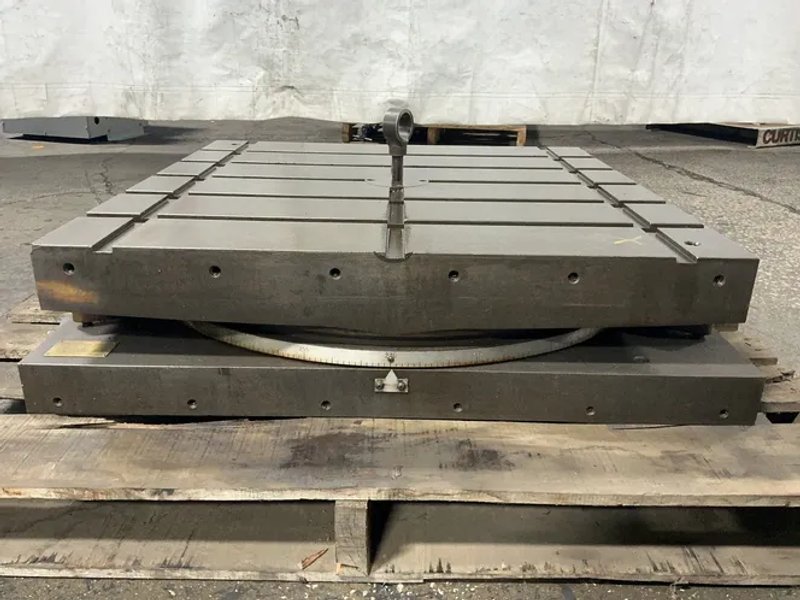 Devlieg Machine Company 30” X 30” T Slotted Rotary Table