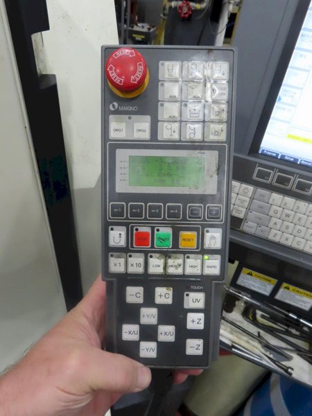 Makino Duo43 CNC Wire Type EDM, MGW-S6 Control, 34.25" x 29.72" Tank (Machine Prepped for Shipment)- Auction Item
