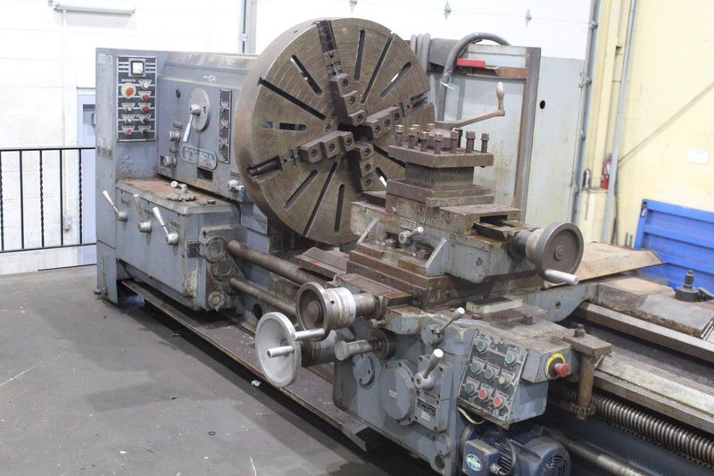 39" X 96" POREBA  GAP BED ENGINE LATHE: STOCK #71534