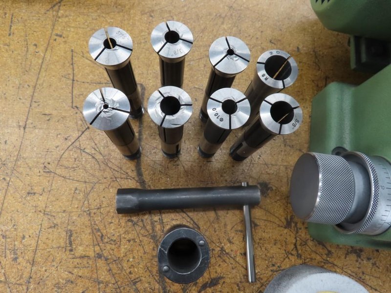Deckel SO Single Lip Tool &amp; Cuter Grinder with Assorted R8 Collets- Auction Item
