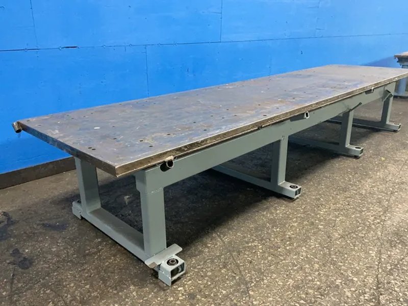 48” X 190” /2” Thick Welding Table