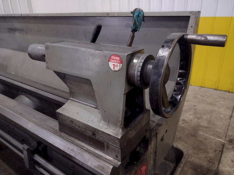 21" x 120" CLAUSING COLCHESTER MODEL #21 ENGINE LATHE 3.5" SPINDLE HOLE: YOBRO #24560