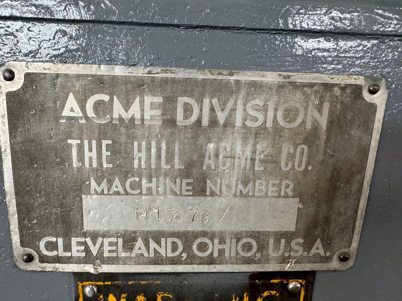 3" X 24" ACME-HILL XL-3 THREADER. STOCK #0892424