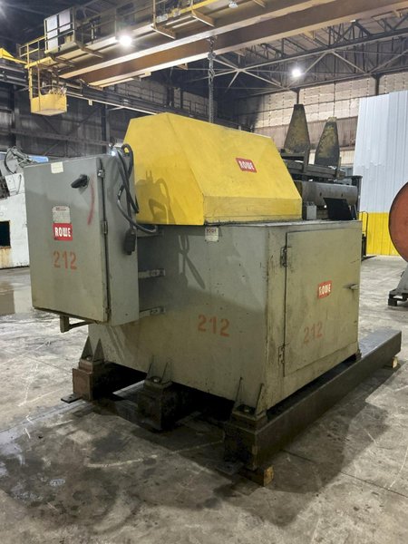 16,000 LBS X 40" ROWE MODEL #16040-DSJ MOTORIZED UNCOILER: Stock # 14634