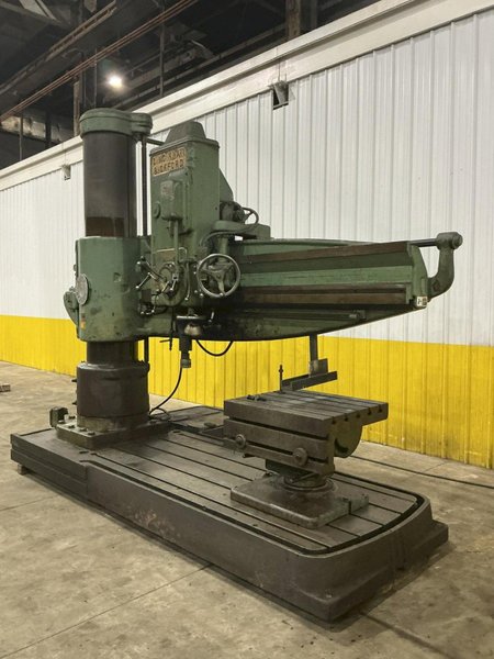 8' X 19" CINCINNATI BICKFORD MODEL #6E RADIAL DRILL: STOCK #18554