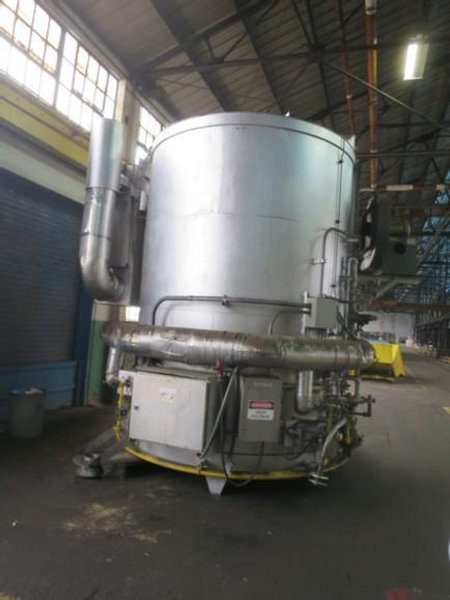 116" H x 48" EBNER HYDROGEN BELL ANEALLING SYSTEM