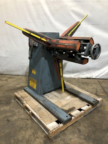 2500 LB 1.25 TON x 24" COE CWP PULL OFF SINGLE END UNCOILER COIL REEL: STOCK #13480