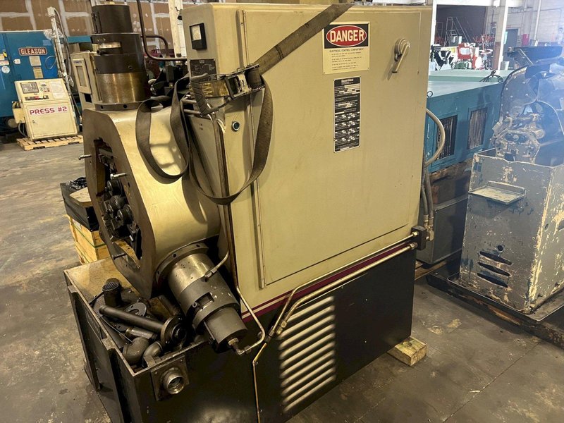 Reed Model A25 3 Die Cylindrical Die Thrufeed Thread Rolling Machine