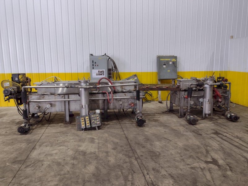 4" CAPACITY ULTRASONIC BAR &amp; TUBE CONTINUOUS WASHER: STOCK #22589