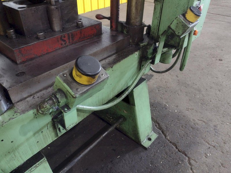 125 TON RODGERS MODEL MD125-2629A-WE 4-POST HYDRAULIC PRESS 18" STROKE: STOCK #11411
