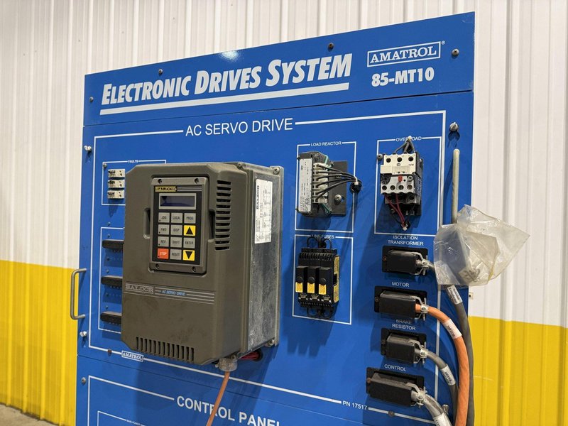 AMATROL MODEL #85-MT10 ELECTRONIC DRIVES SYSTEM TRAINING &amp; TESTING STAND: YOBRO #24915