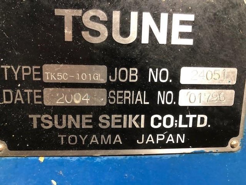 TSUNE MODEL TK 5C-101GL COLD SAW STOCK #2958