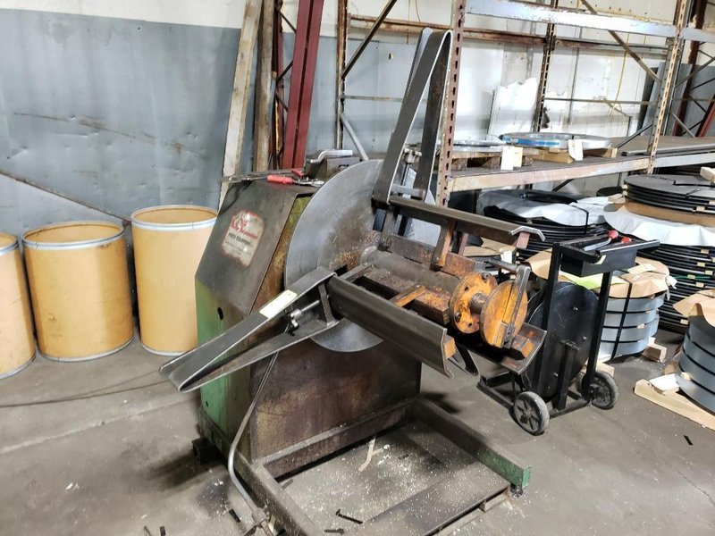 4,000 LBS x 18" COE MODEL #CPR-4018 MOTORIZED UNCOILER COIL REEL: YOBRO #26385