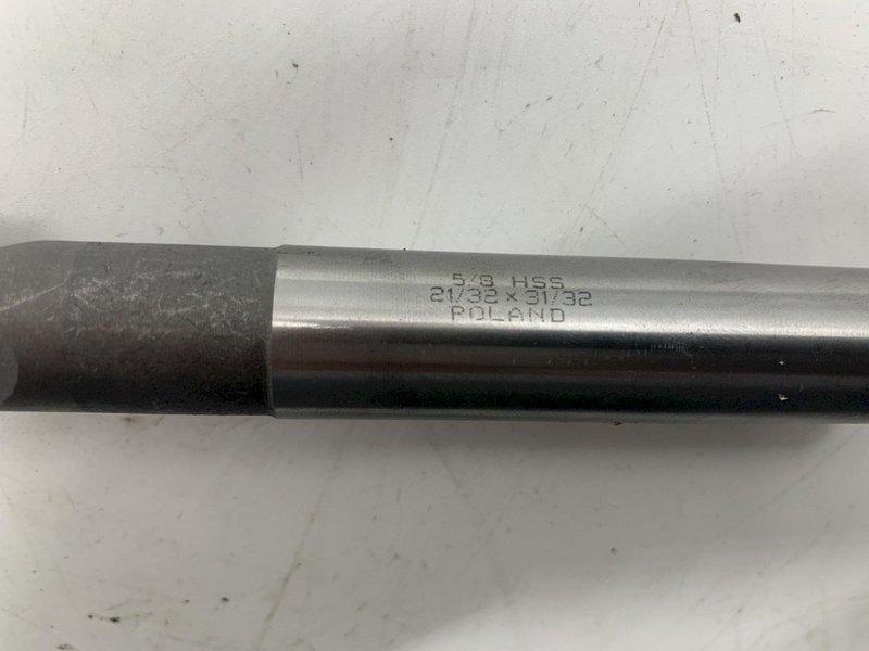 5/8” HSS 21/32 x 31/32 POLAND CUTTING TOOL STOCK #15572