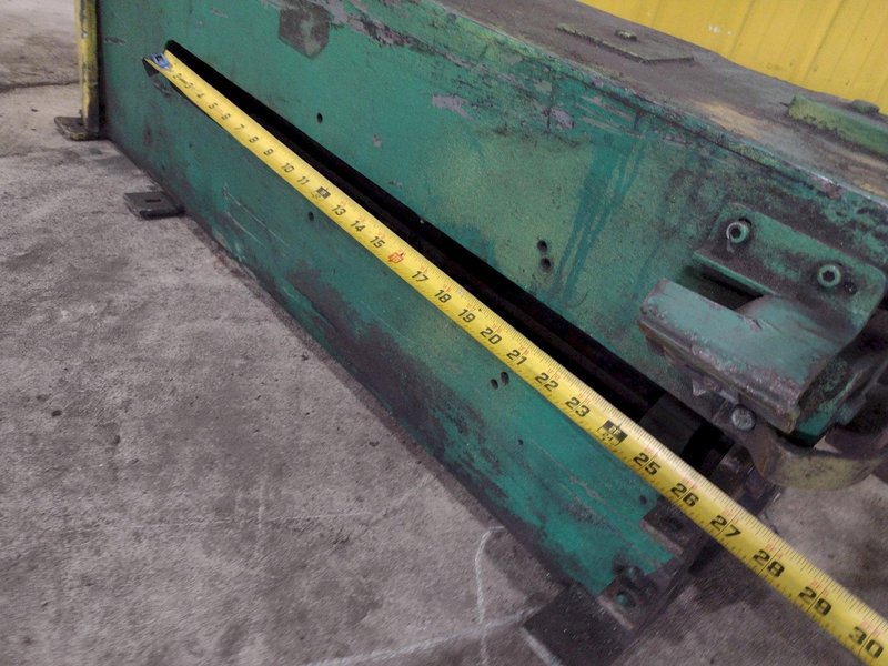 26" X 1/2 HP WILDER MOTORIZED POWER METAL SHEET SLITTER: STOCK #23412