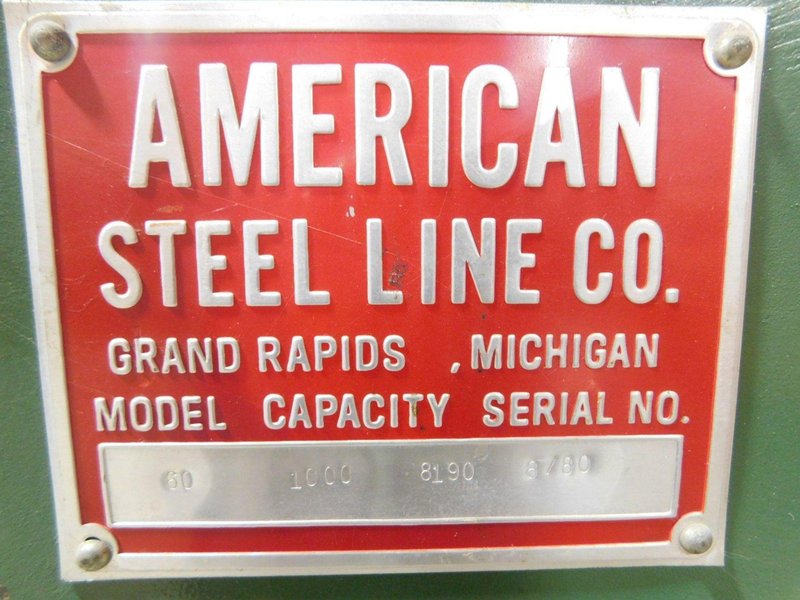 1000 LBS X 18" AMERICAN STEEL LINE COIL REEL: STOCK #73431