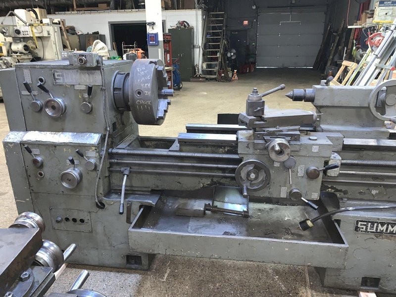 19" x 47" Summit Engine Lathe, S/N 3220827.