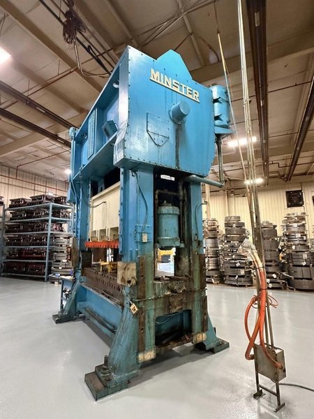 Minster Press For Sale - 400 ton Capacity Hevi-Stamper E2-400-96-48 Straight Side Mechanical Stamping Press