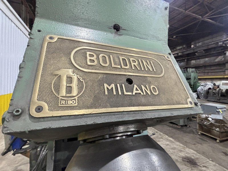 1/2" X 13' BOLDRINI MODEL #RIB0-13-HY HYDRAULIC HEAD FLANGER &amp; DISHING MACHINE: STOCK #23190
