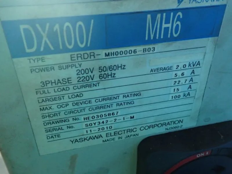 Yaskawa Electric Robot - Mh6