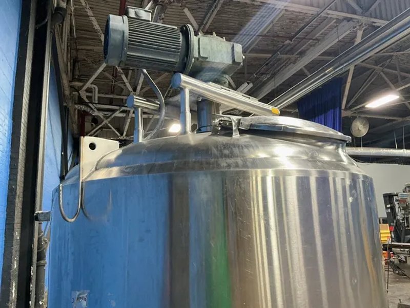Cherry-burrell Corp. Approx. 374 Gal / 50” Diameter, 44” H Stainless Steel Processing Tank - 3091