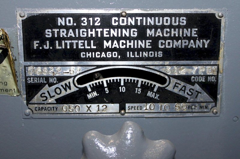 12" x .050" LITTELL STRAIGHTENER