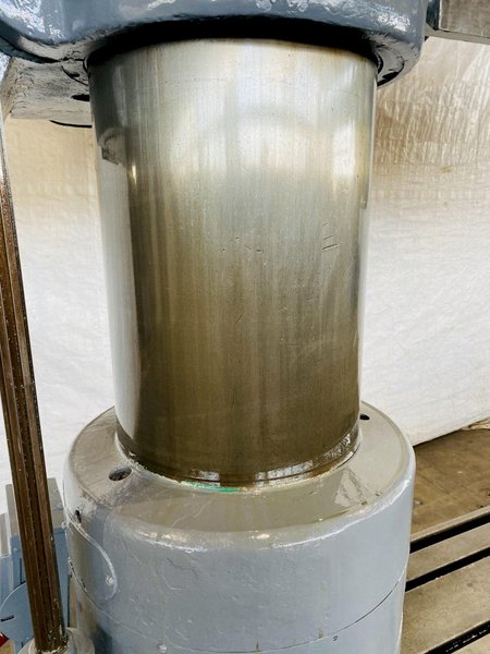 6' X 15" CARLTON 3A RADIAL ARM DRILL. STOCK # 0844121
