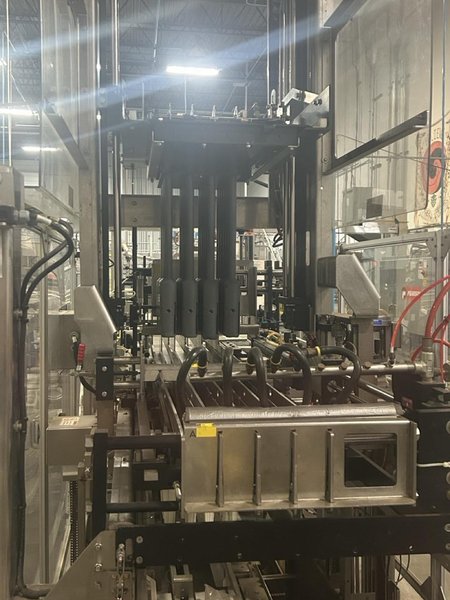 48-Head KHS Rotary Short-Tube Bottle Rinser, Filler, Crowner with Complete Used Bottling Line including Depalletizer, Labeler, Crown Elevator, Case Packer, Case Erector, Carrier Erector, &amp; More, 2013