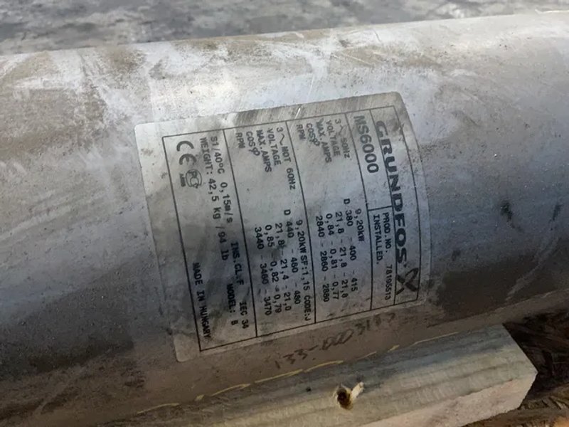 Grundfos Alfa Laval Contherm Scraped Surface Heat Exchanger - Ms6000