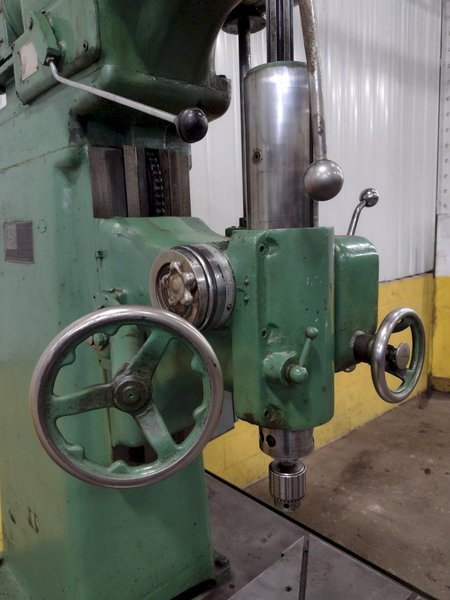 28" CLEEREMAN SINGLE SPINDLE DRILL PRESS: STOCK 17375
