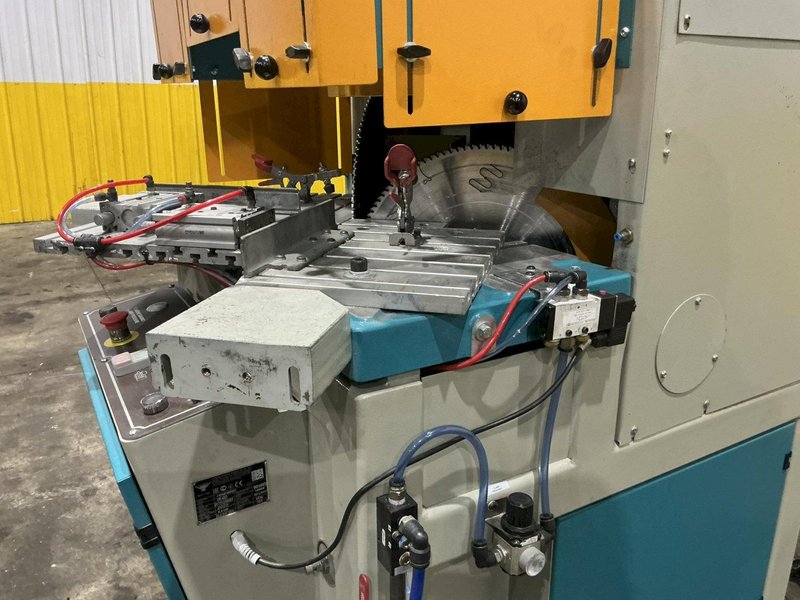ATECH YILMAZ MODEL #VK 420 NON FERROUS V-CUT &amp; 90° END NOTCHING SAW, NEW 2025 : YOBRO 26345