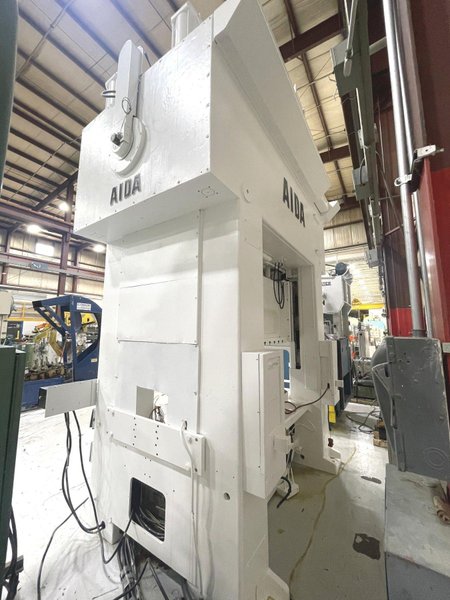 200 ton Aida Straight Side Mechanical Metal Stamping Press For Sale Model # NL2-200, Year 1986
