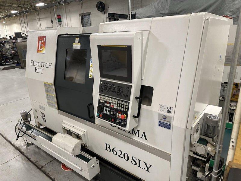 Eurotech Elite B620-SLY Multi-Axis Turning Center, 2020 – Sub-Spindle, Chip Conveyor, Live Tooling