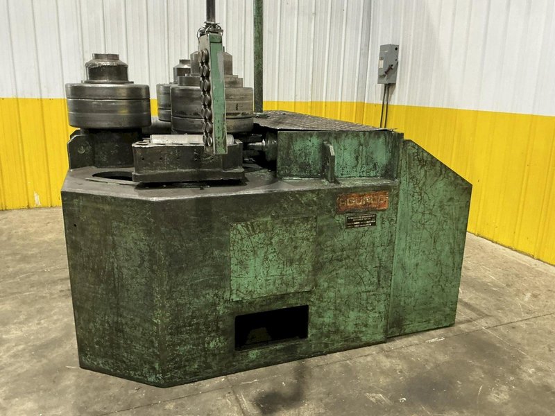 6" x 6" x 1/2" ROUNDO MODEL R-6-S HYDRAULIC ANGLE BENDING ROLL, WITH EXTRA TOOLING: YOBRO #26375