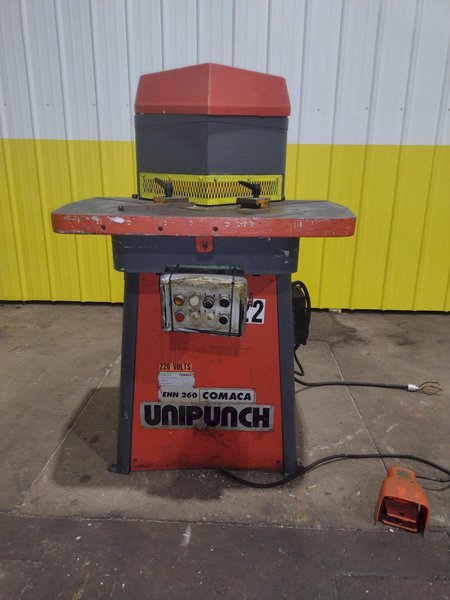10" X 10" X 1/8" COMACA MODEL EHN-260 UNIPUNCH HYDRAULIC NOTCHER: STOCK 12983