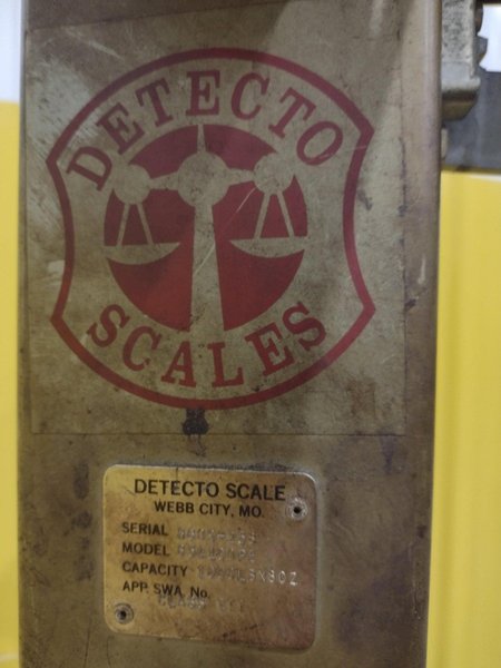 1,000 LBS DETECTO SCALE: YOBRO #24972