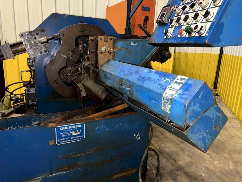 3" KINEFAC MODEL #MC-6-F "KINE-ROLLER" 3-DIE AUTOMATIC THREAD ROLLER THREADER: STOCK #17073