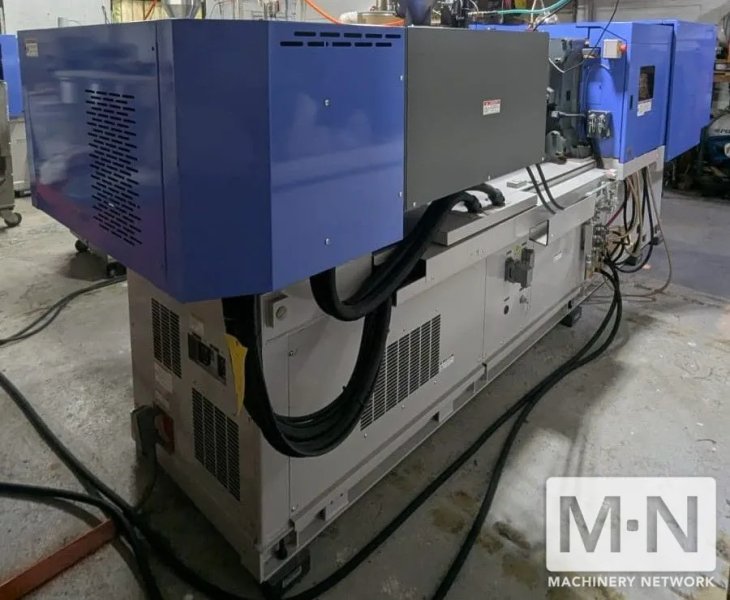 110 TON 4.8 OZ JSW MODEL J1000ADS-110U ELECTRIC INJECTION MOLDING MACHINE MFG 2020 DELIVERED NEW 2022