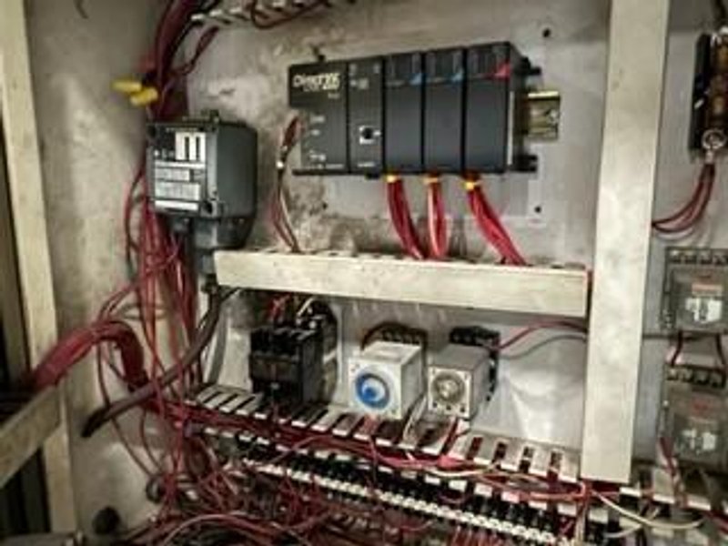 Gaylord model satb-30sp Semi-Auto Core Blower, Direct logic 206 plc controls