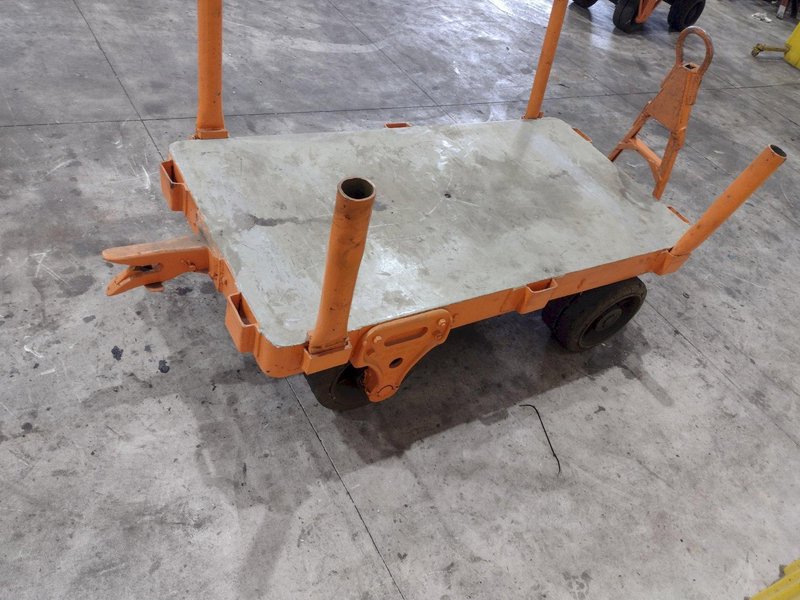 (2) 72" X 36" A STREICH &amp; BROS HEAVY DUTY FLAT BED TOW CARTS: STOCK #23688