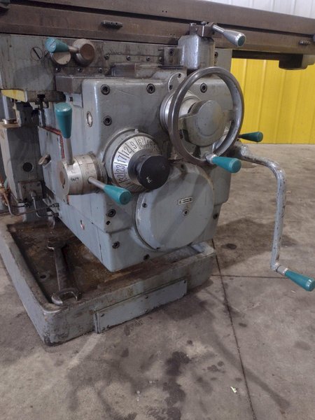 #205 K&amp;T MILWAUKEE KEARNEY AND TRECKER MODEL #205 S-12 HORIZONTAL MILL WITH TOOLMAKERS VERTICAL HEAD: STOCK #22495