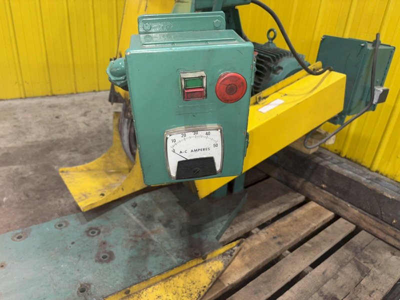 15 HP G&amp;P MODEL 4168 4" X 168" BELT GRINDER: YOBRO #24126