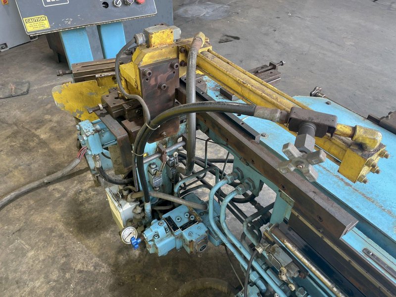 1.5'' X 0.188" PINES MODEL #1 HORIZONTAL HYDRAULIC TUBE BENDER, WITH DIAL-A-BEND CONTROLS: STOCK 15028