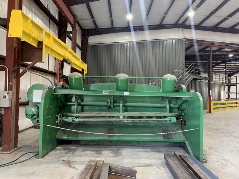 12' x 3/8"CINCINNATI MODEL #2512 MECHANICAL POWER SQUARING SHEAR: STOCK 17313