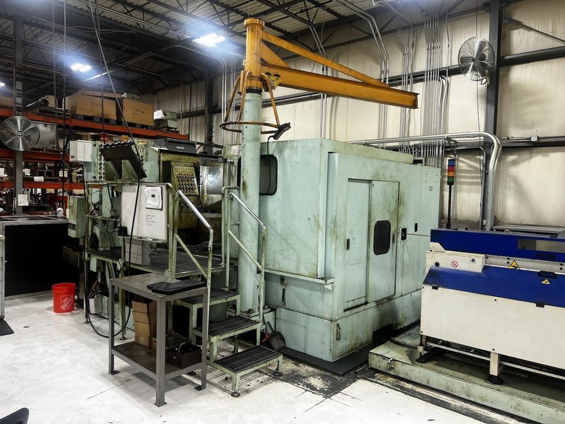 Asahi Okuma Model APF-1513-5 Five Die Progressive Heading Machine